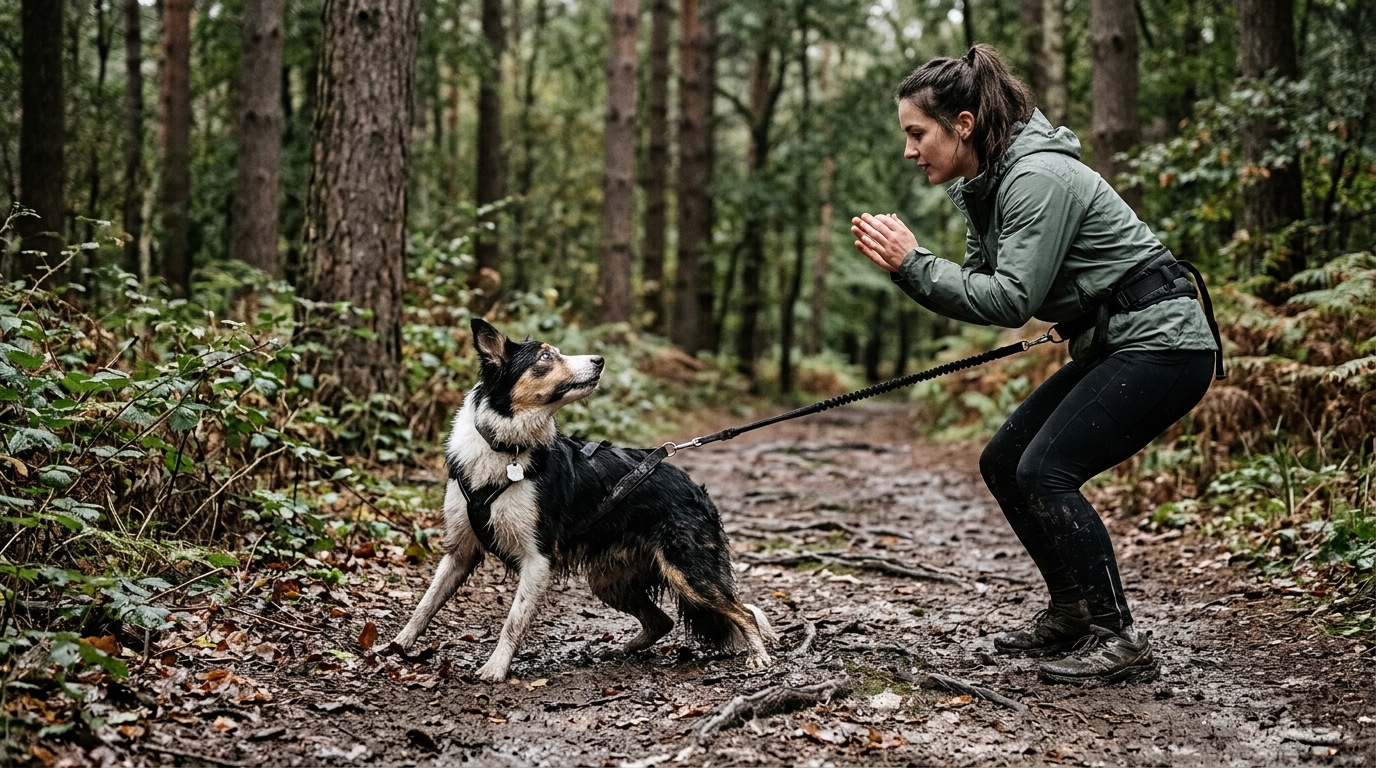 How to Teach Canicross Commands at Running Speed